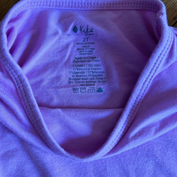 Kyte BABY toddler pj set bubblegum pink 2T - Picture 4 of 4